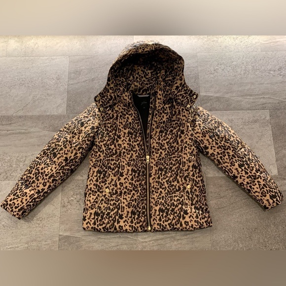 J Crew Leopard Print Puffer Jacket - Picture 6 of 15